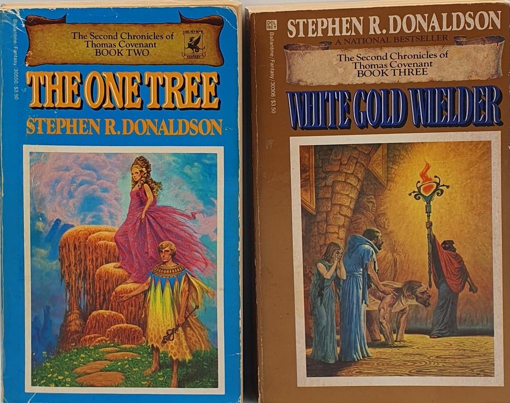 Te koop: The Second Chronicles of Thomas Covenant Boek 2 & 3, Boeken, Ophalen of Verzenden, Gelezen