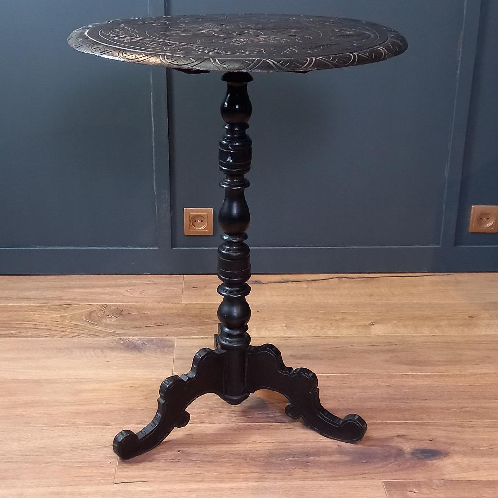 Antieke Engelse 18e eeuwse wijntafel, Antiek en Kunst, Antiek | Meubels | Tafels, Ophalen of Verzenden