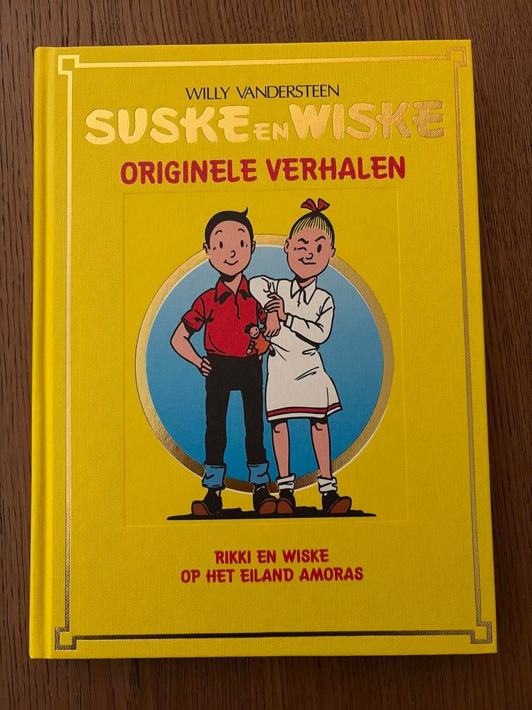 Suske & Wiske - Rikki & Wiske op het Eiland Amoras- WVdsteen, Eén stripboek, Ophalen of Verzenden, Zo goed als nieuw