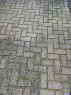 Blauwe/grijze en rode klinkers, Gebruikt, Klinkers, Ophalen of Verzenden, 10 m² of meer