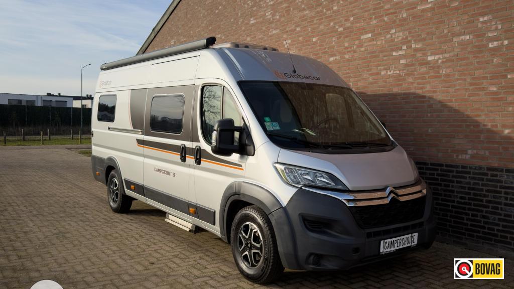 Pössl Globecar Campscout 640 | 2017 | Euro 6 | fietsenrek, Arist-Dethleffs-Straße 12, 88316 Isny im Allgäu, Duitsland, Buscamper of Camperbus