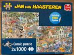 Jan van Haasteren - 2x 1000 st - Safari & Storm, Hobby en Vrije tijd, Denksport en Puzzels, Ophalen, 500 t/m 1500 stukjes, Zo goed als nieuw