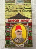 Karton-doosje voor Egyptische Sigaretten. Merk: Simon Arzt., Antiek en Kunst, Ophalen of Verzenden
