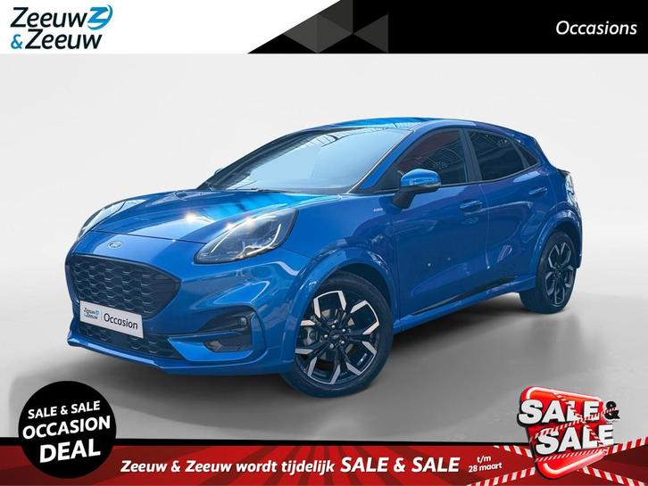 Ford Puma 1.0 EcoBoost Hybrid ST-Line X 155 PK!|Dodehoek det, Auto's, Ford, Bedrijf, Te koop, Puma, ABS, Achteruitrijcamera, Adaptive Cruise Control