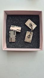 Vintage manchetknopen 2e gehalte zilver, Ophalen of Verzenden, Gebruikt, Zilver