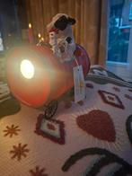 Leuk tafel lampje Clayre en Eef haan en koe in ton, Ophalen of Verzenden, Nieuw, Minder dan 50 cm