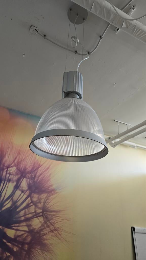 8 industriële hanglampen, Ophalen of Verzenden, Zo goed als nieuw, Metaal, Minder dan 50 cm