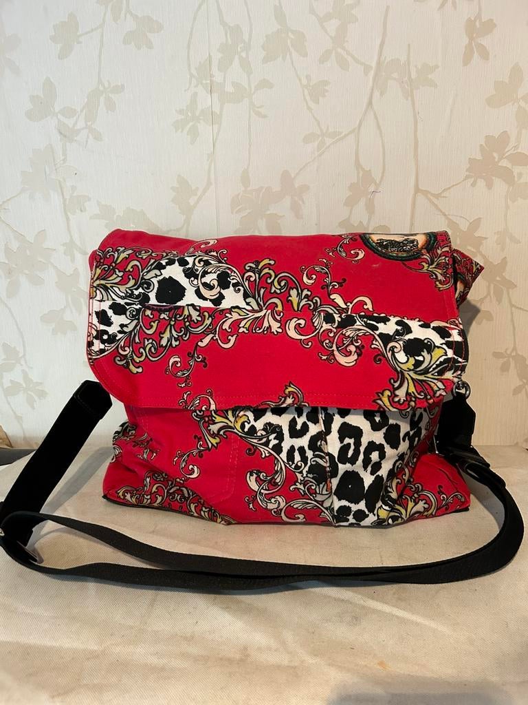 Zelfgemaakte schouder tas river island jeans, Ophalen of Verzenden, Zo goed als nieuw, Blauw