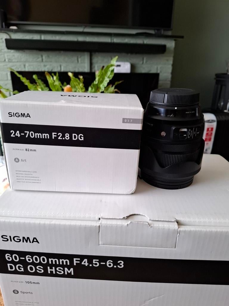 Sigma 24-70mm F2.8 DG HSM Art Lens voor Canon, Ophalen of Verzenden, Zo goed als nieuw, Standaardlens, Zoom