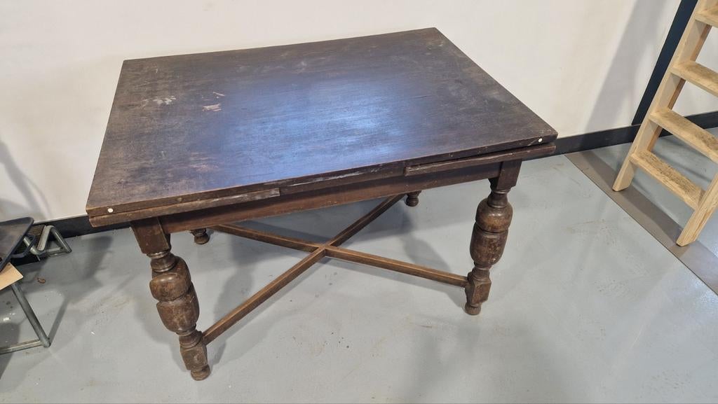 Teab Uitschuiftafel 80 x 110/188 cm, 100 tot 150 cm, Eikenhout, Rechthoekig, 50 tot 100 cm