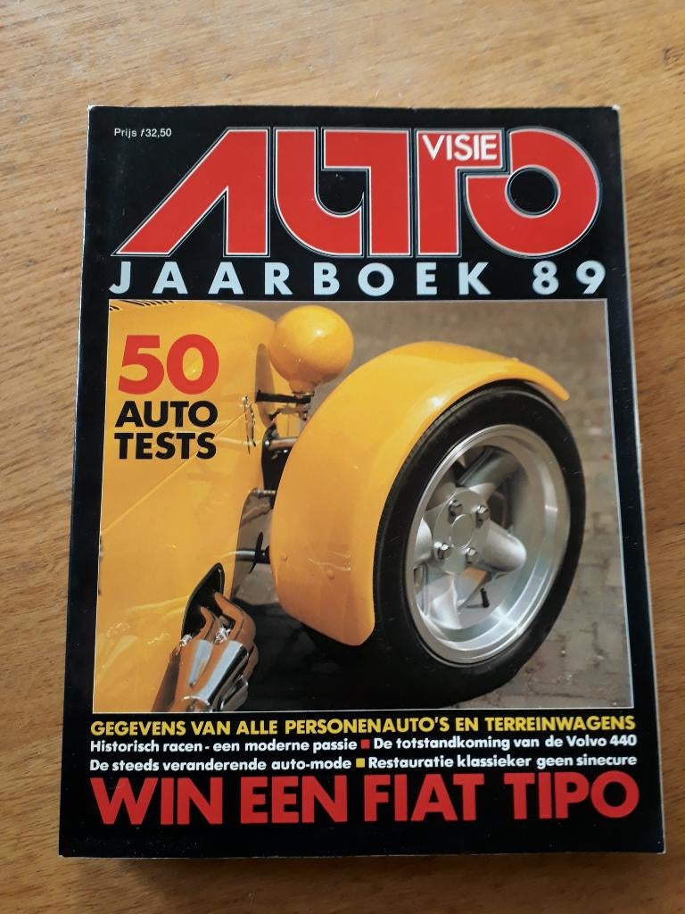 Autovisie Jaarboek 1989, Ophalen of Verzenden, Gelezen, Algemeen