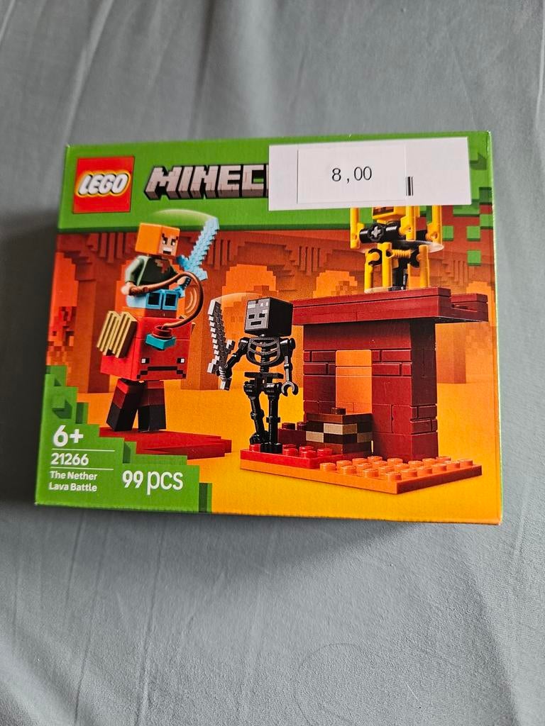 Nieuw LEGO Minecraft 21266 The Nether Lava Battle, Minecraft, Lego, Nieuw, Ophalen of Verzenden