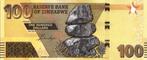 Zimbabwe bankbiljet 100 Dollars 2023, Pick New UNC, Ophalen of Verzenden, Zimbabwe, Los biljet