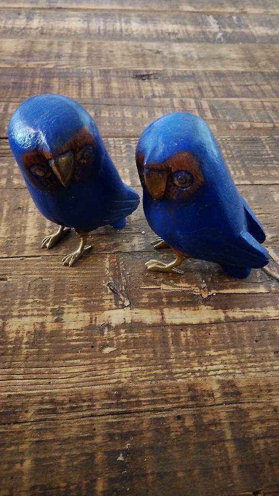 Vintage Mexicaanse uilen sculpturen stijl Sergio Bustamante, Antiek en Kunst, Ophalen