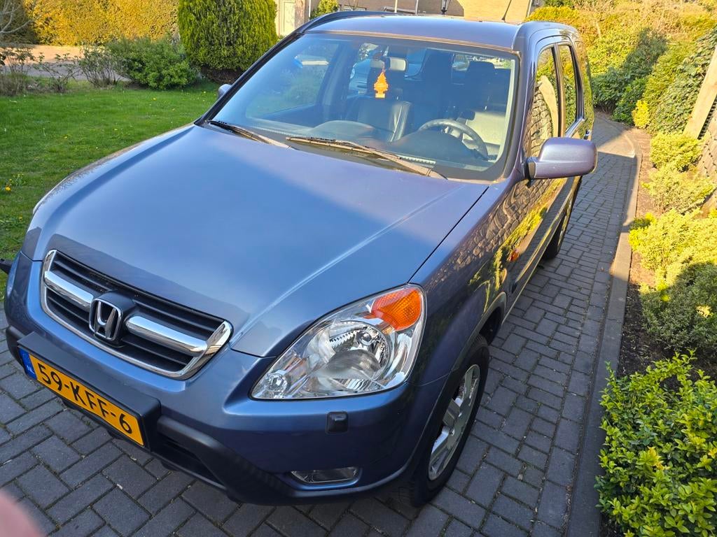 Honda CR-V 2.0i S 2003 Airco, Cruise APK 9-11-2026, Auto's, Honda, 1998 cc, 1429 kg, Zwart, 4 cilinders