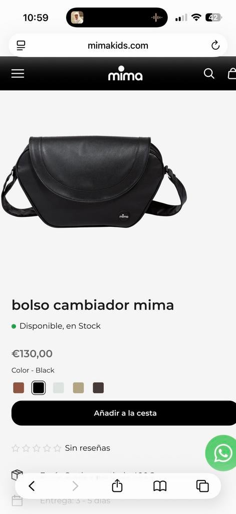 Mima luiertas, Ophalen, Zo goed als nieuw