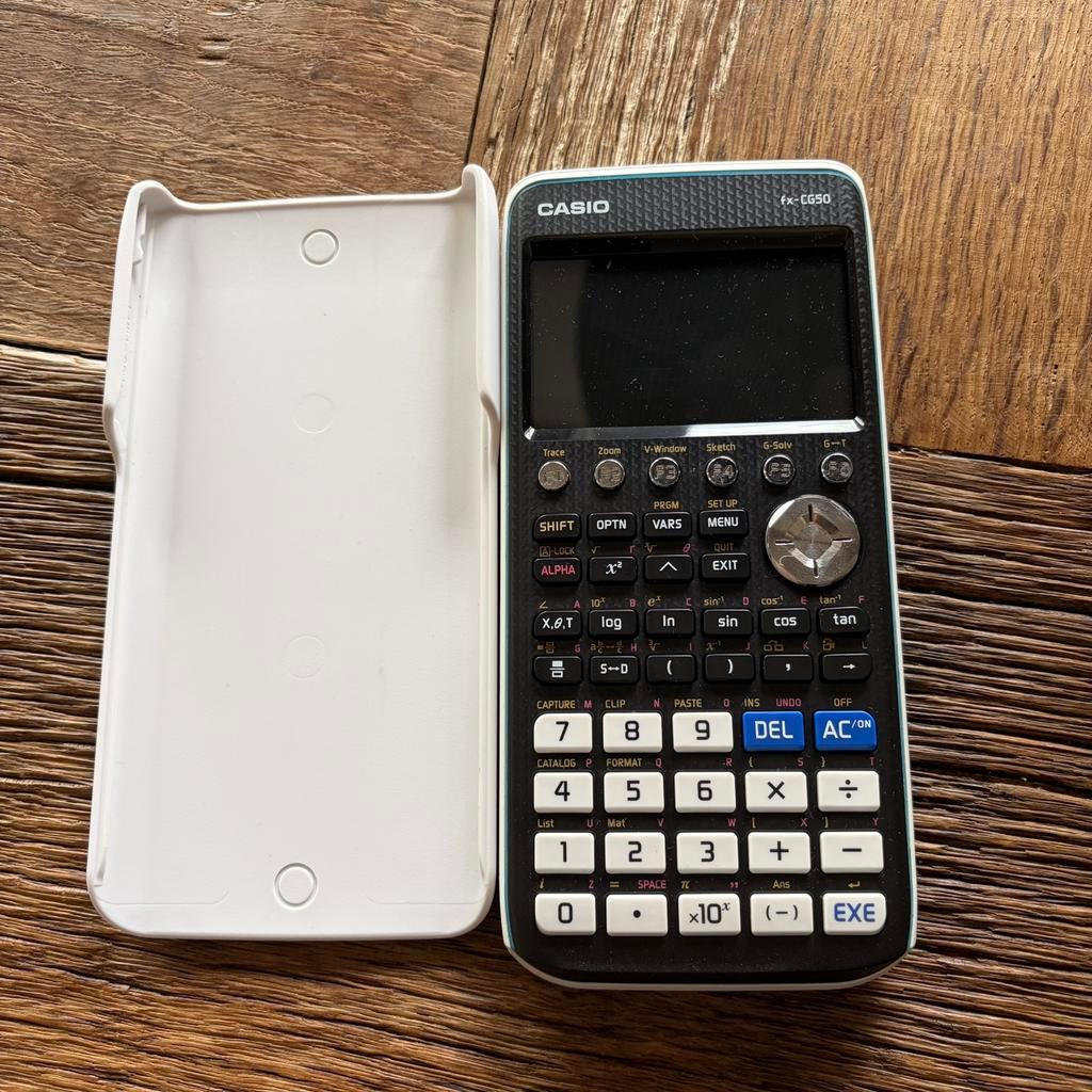 Casio fx-cg50 grafische rekenmachine, Verzenden, Grafische rekenmachine, Zo goed als nieuw