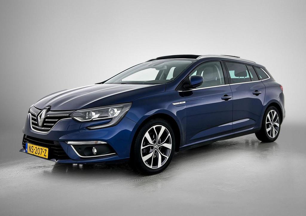 Renault Mégane Estate 1.2 ENERGY TCE 130PK (bj 2017), Voorwielaandrijving, Gebruikt, 4 cilinders, Blauw