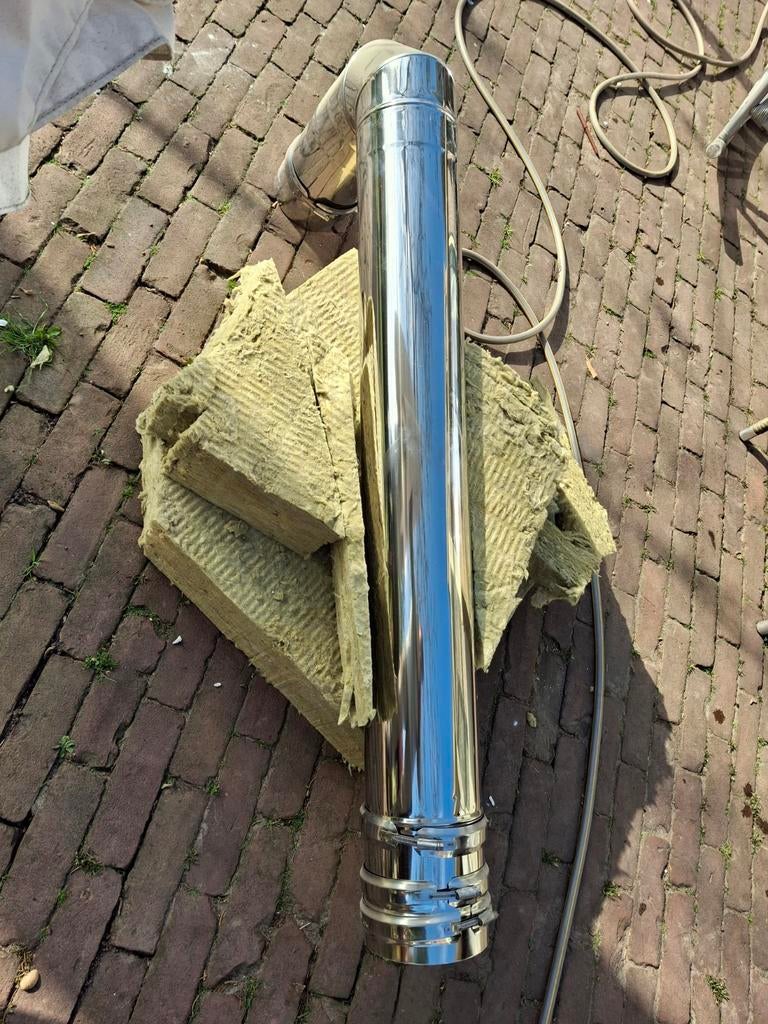 Rook afvoer pijp, Ophalen of Verzenden, Zo goed als nieuw, Vrijstaande haard, Houthaard