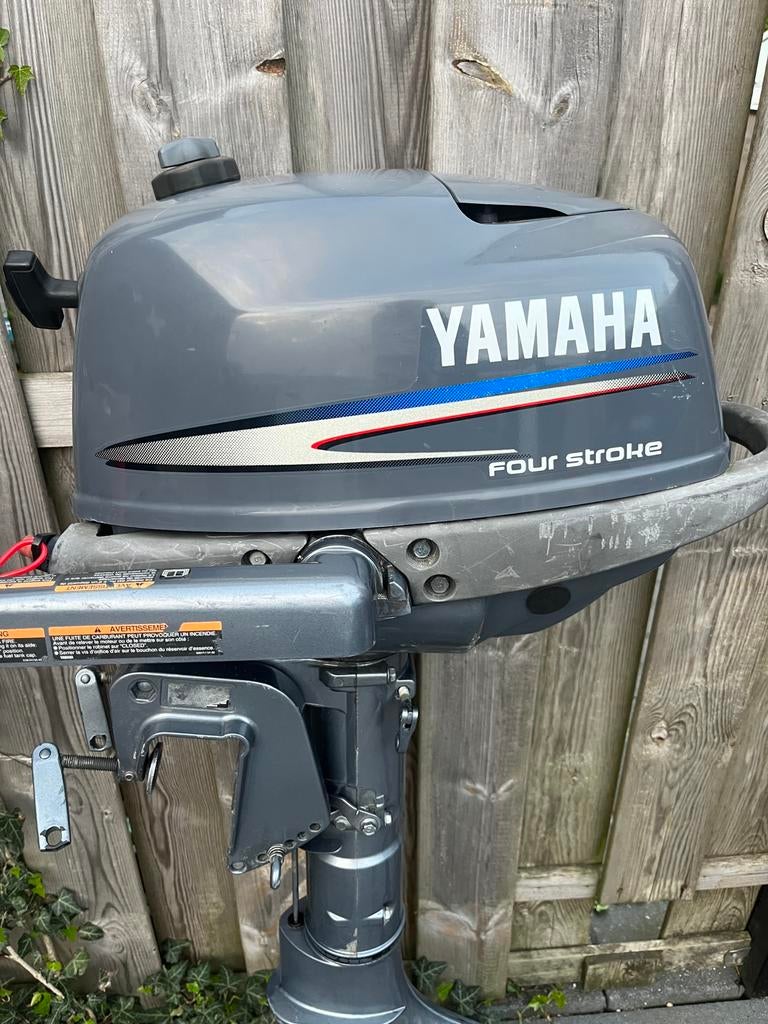 Yamaha 4pk 4takt langstaart, Watersport en Boten, Buiten- en Binnenboordmotoren, Ophalen, Gebruikt, Minder dan 5 pk, Viertaktmotor