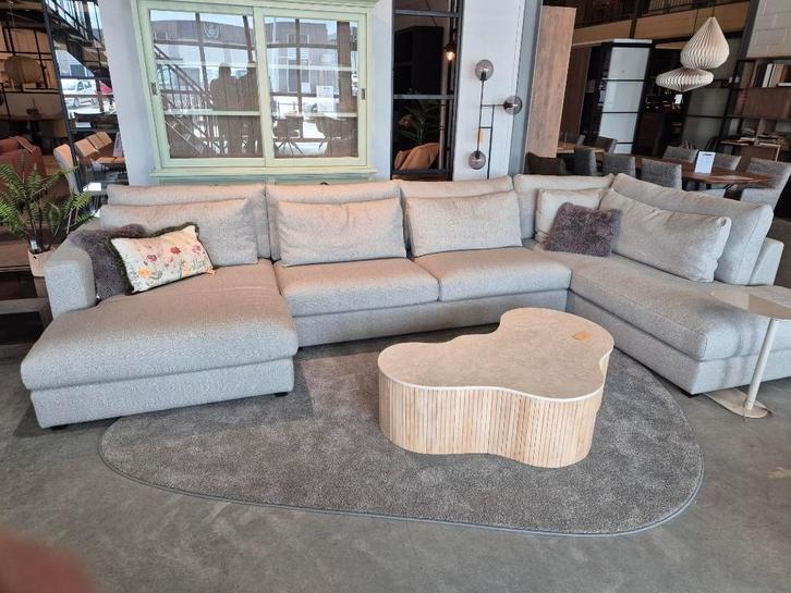 hoekbank - U opstelling Popoline - Easy Sofa, Huis en Inrichting, Banken | Complete zithoeken, Nieuw, Stof, Ophalen