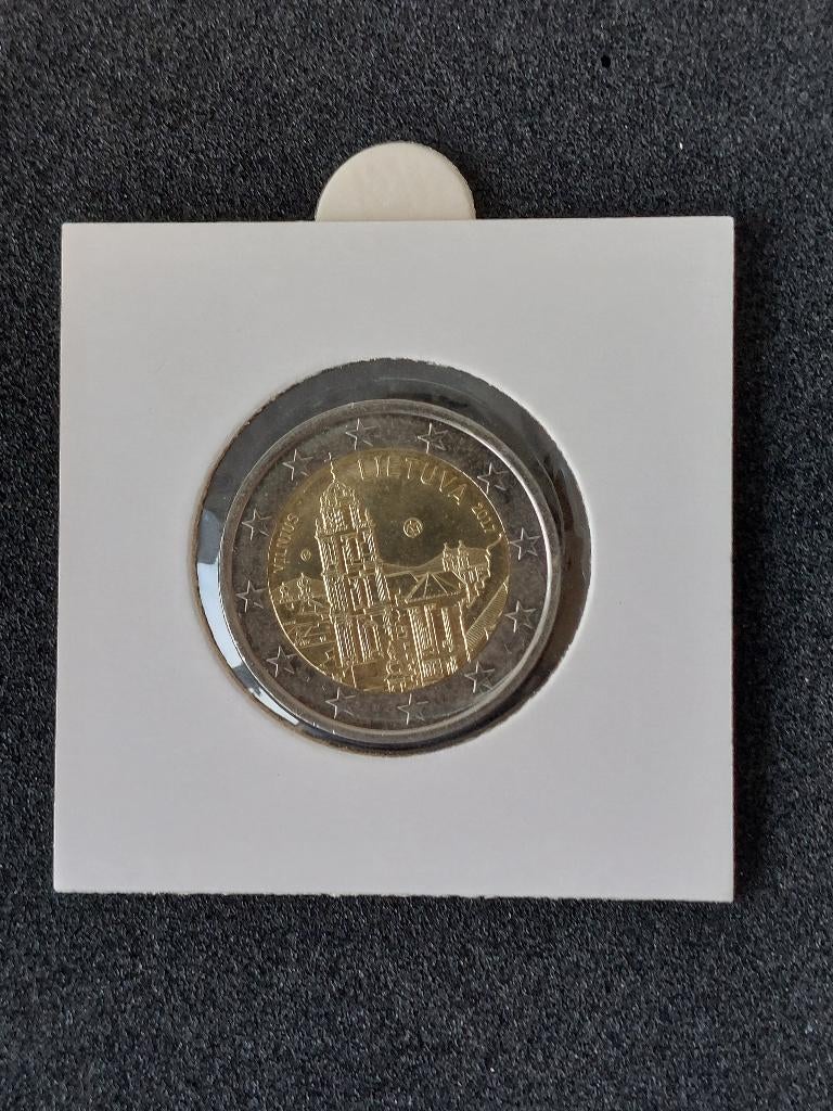 Litouwen 2 euro UNC 2017, Vilnius, Ophalen of Verzenden, Overige landen, 2 euro, Losse munt