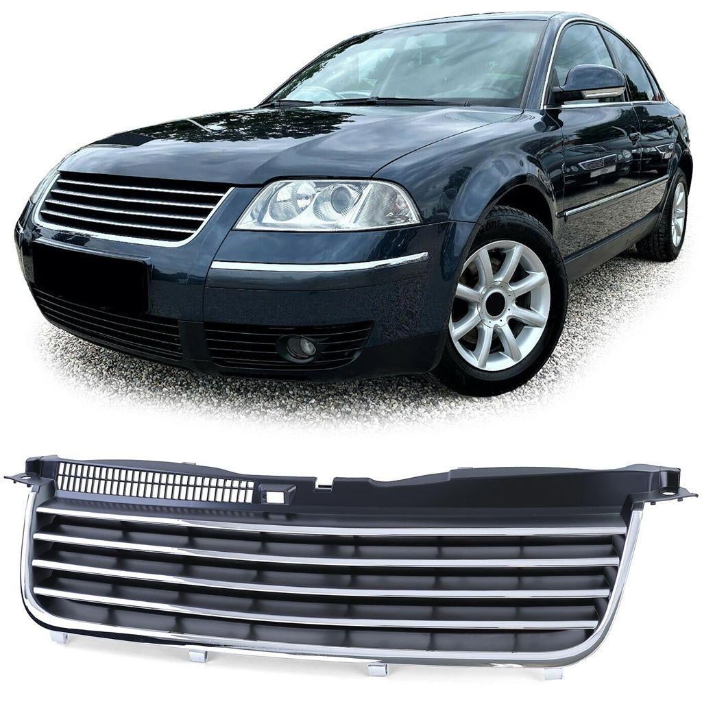Grill Geschikt Voor VW Passat 3BG Zwart Chrome B Zonder Embl