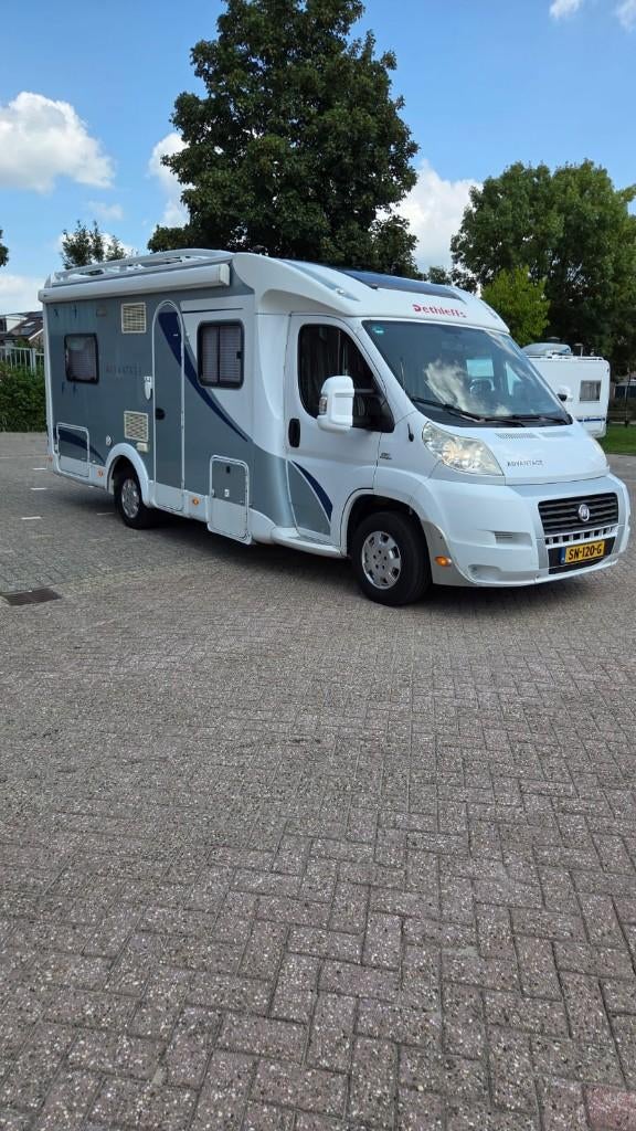 Dethleffs Advantage T6501 B (2009) dakairco en luchtvering, Caravans en Kamperen, Campers, Particulier, tot en met 4, Half-integraal