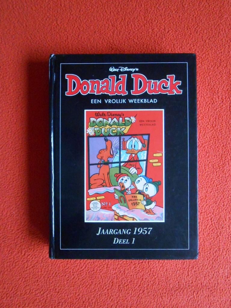 Donald Duck 1957 deel 1 (hardcover, no. 1 t/m 26), Eén stripboek, Ophalen of Verzenden, Gelezen