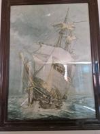 Schip schilderij, Ophalen of Verzenden