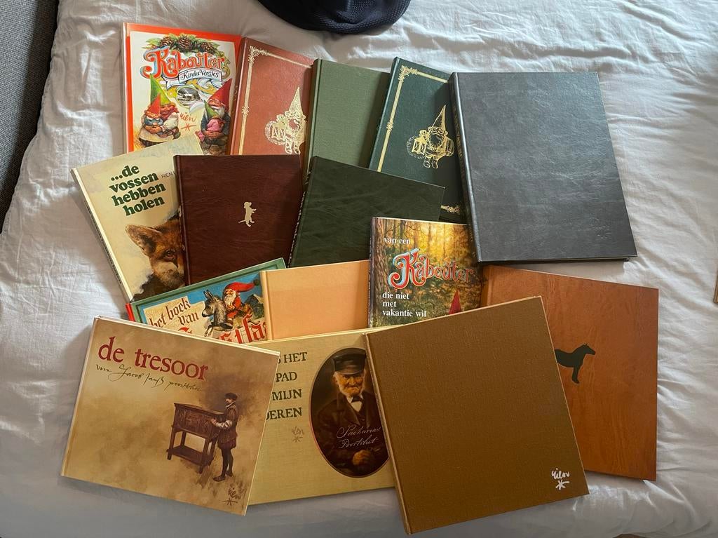 Grote collectie Rien Poortvliet boeken - 15 stuks, Boeken, Overige Boeken, Ophalen of Verzenden, Gelezen