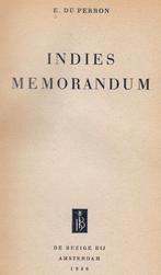 Perron, E. du - Indies Memorandum (1946), Boeken, Ophalen of Verzenden, Zo goed als nieuw