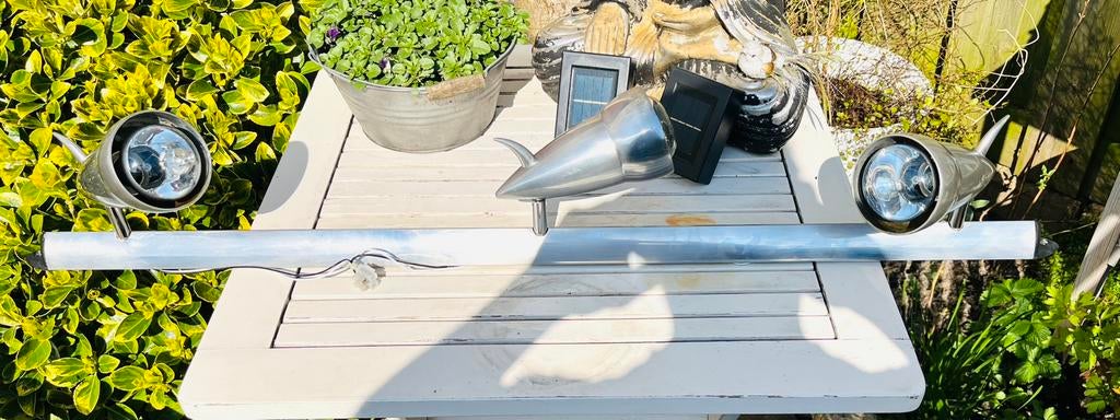 Vintage Ikea Bor Plafondlamp - Ettore Sottass Verner Panton, Ophalen of Verzenden, Zo goed als nieuw, Metaal, IKEA Bor
