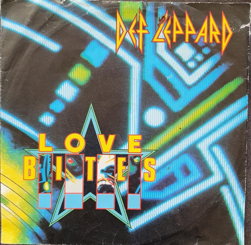 Def Leppard - Love Bites, Cd's en Dvd's, Vinyl Singles, Gebruikt, 7 inch, Single, Ophalen of Verzenden