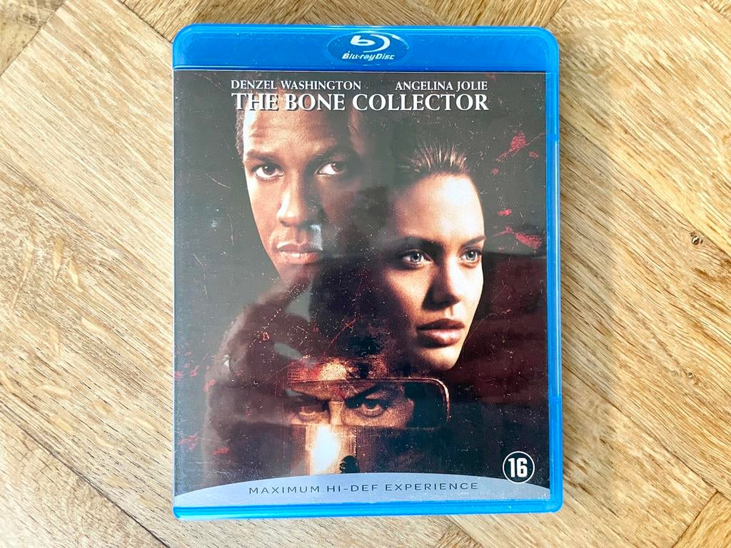 The Bone Collector (1999) op Blu-ray (krasvrij, met NL), Ophalen of Verzenden, Zo goed als nieuw, Thrillers en Misdaad
