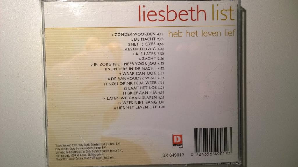 Liesbeth List - Heb Het Leven Lief, Ophalen of Verzenden, Zo goed als nieuw, Pop