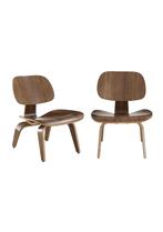 OHNO Hollywood - Houten Stoel - Walnoot - 2 voor €325, Niet ingevuld, Bruin, Niet ingevuld, Nieuw