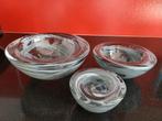 3X Kosta Boda Atoll, Antiek en Kunst, Antiek | Glas en Kristal, Ophalen of Verzenden
