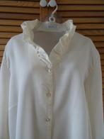 Peter Hahn blouse mt 48 - 100 % schuurwol, Kleding | Dames, Blouses en Tunieken, Verzenden, Wit, Maat 46/48 (XL) of groter, Zo goed als nieuw