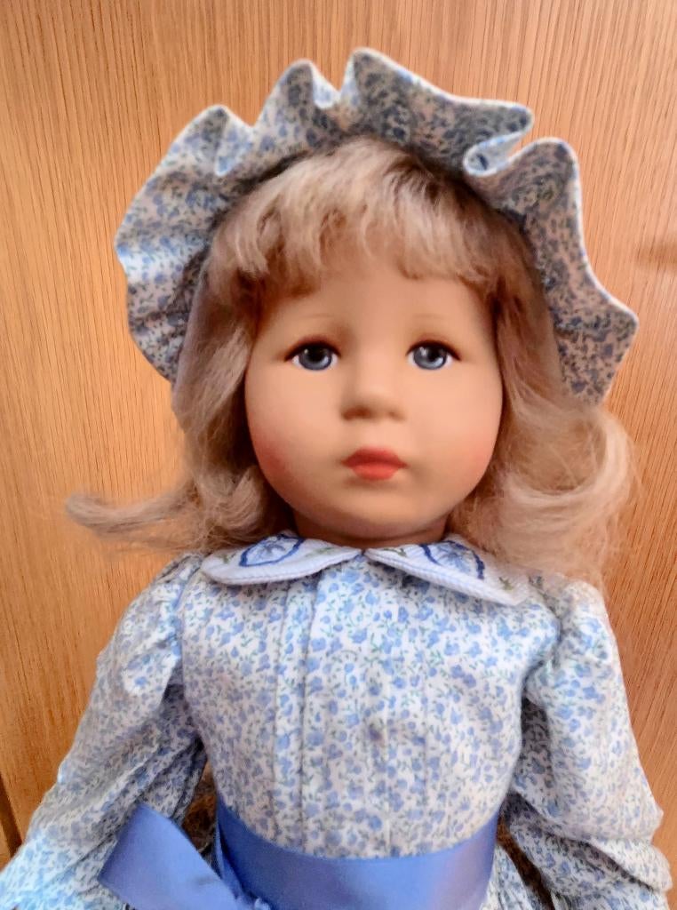 Käthe Kruse pop "Heltrud die Teepuppe" (theemuts), Verzamelen, Ophalen of Verzenden, Zo goed als nieuw, Pop