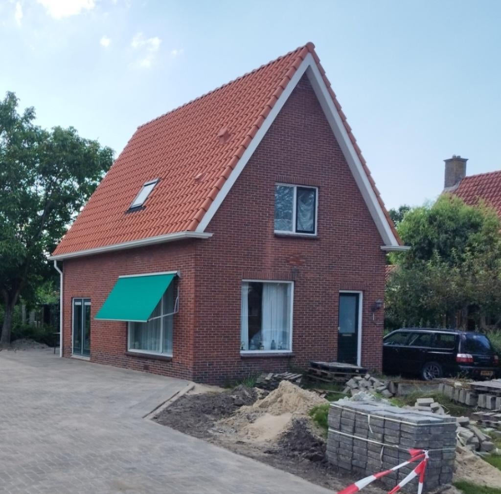 Nelskamp h15 terracotta dakpannen en nokvorsten +-60m2, Ophalen, Gebruikt, Steen of Klei, 15 m² of meer