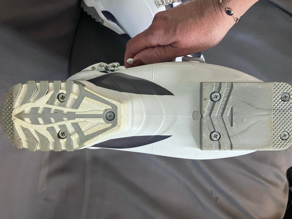 Ski's, stokken en skischoenen met hoezen, Ophalen, 140 tot 160 cm, Gebruikt, Salomon