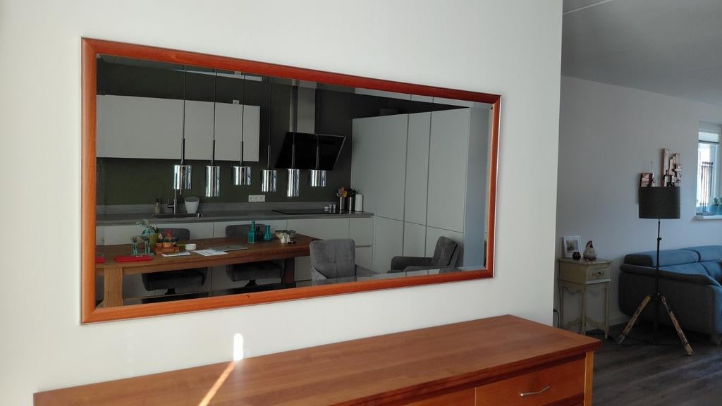 Spiegel, Ophalen, Gebruikt, 125 cm of meer, Minder dan 100 cm