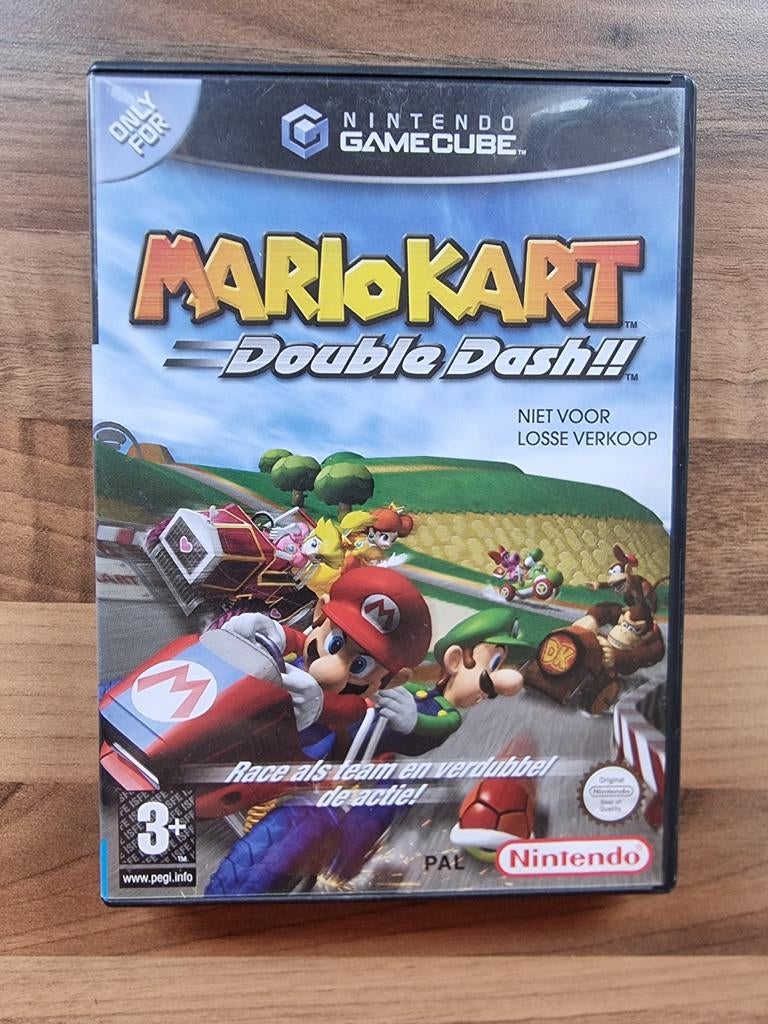 Mariokart Double Dash, Spelcomputers en Games, Games | Nintendo GameCube, Racen en Vliegen, Ophalen of Verzenden, Zo goed als nieuw