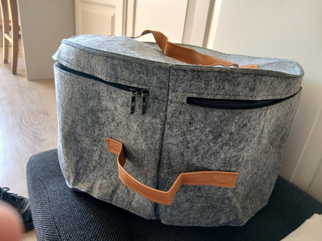 Hoedendoos textiel, Ophalen of Verzenden, Zo goed als nieuw, One size fits all