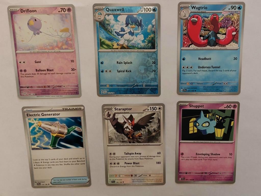 6 nieuw pokemon verzamelkaarten, Ophalen of Verzenden, Nieuw