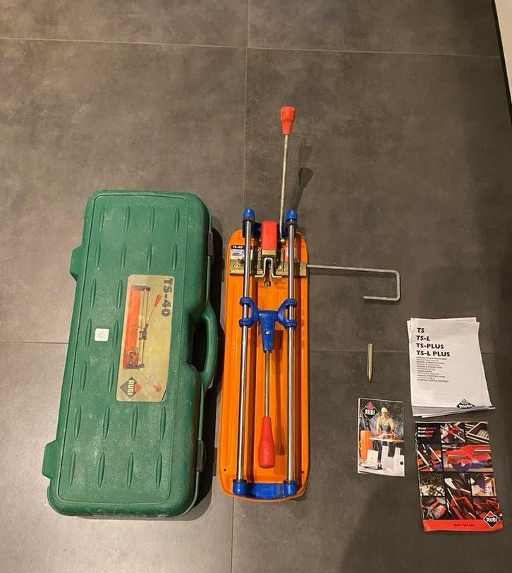 Rubi TS-40 tegelsnijder ZGAN, Doe-het-zelf en Verbouw, Gereedschap | Handgereedschap, Zo goed als nieuw, Ophalen of Verzenden