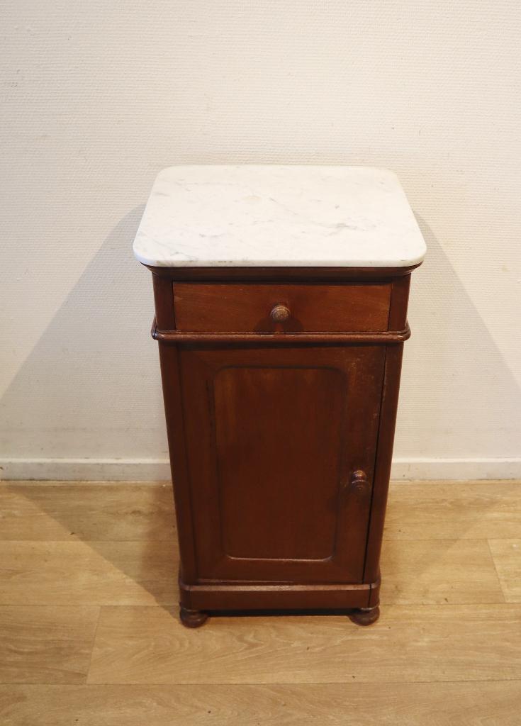 Antiek Hollands nachtkastje, halkastje, Ophalen