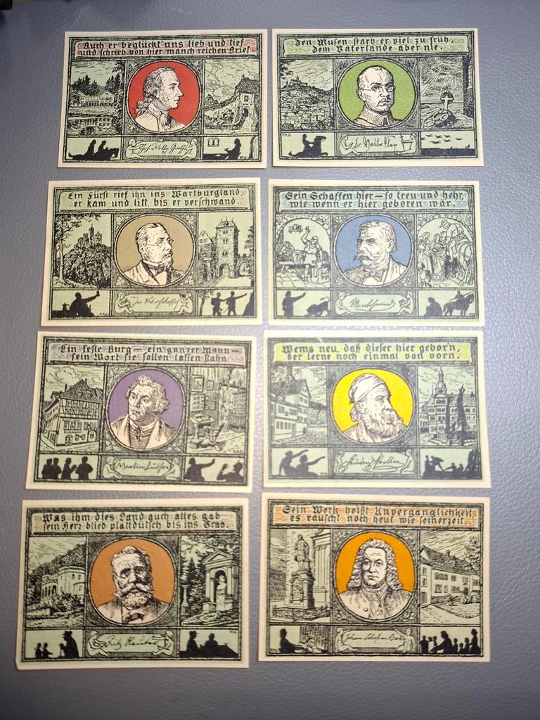 Duits Notgeld Eisenach Noodgeld, Postzegels en Munten, Bankbiljetten | Europa | Niet-Eurobiljetten, Ophalen of Verzenden, Duitsland