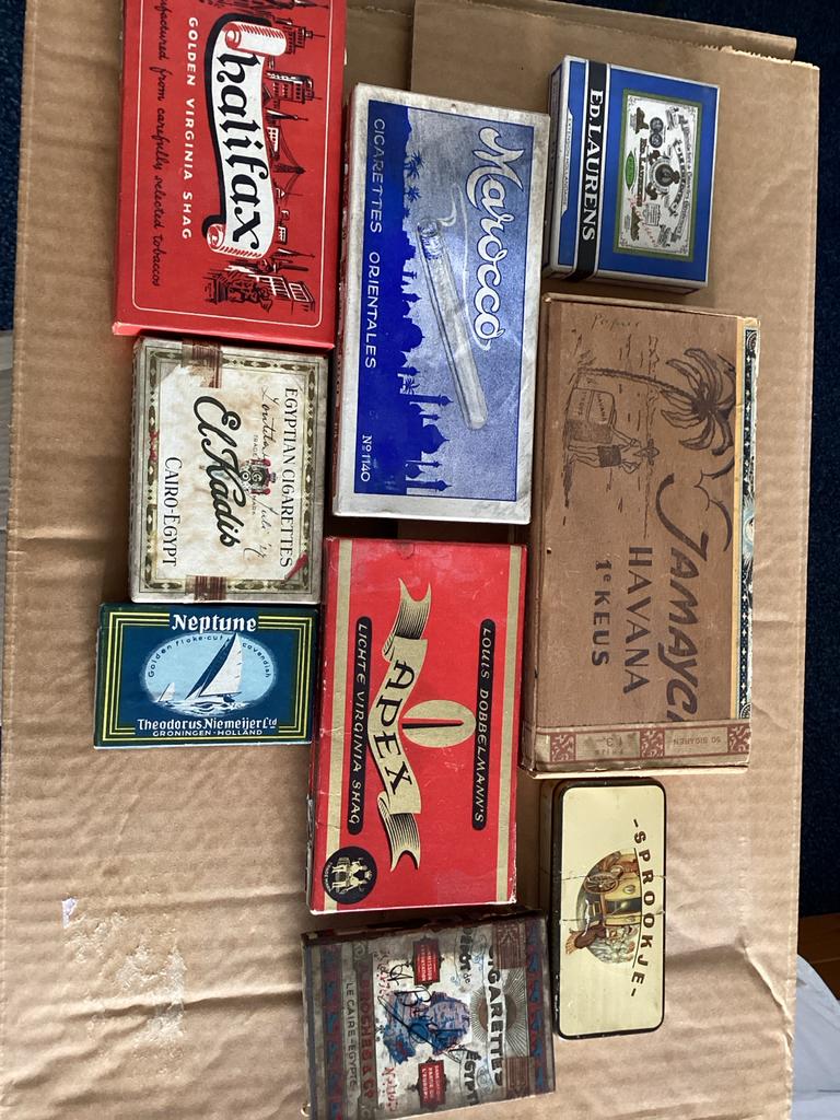 Diverse sigaren- en shagdoosjes, Ophalen of Verzenden, Gebruikt, Tabaksdoos of Verpakking